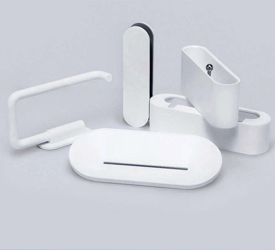 Youpin HL 5 I 1 Gadgets til Badeværelse Mobiltelefon Holder Tilfælde Talerstol Toilet Rulle Papir, der Holder Til smart home D5#