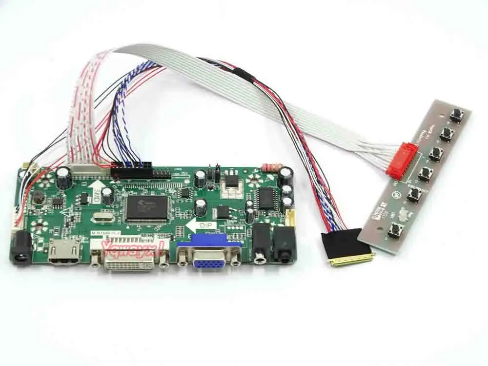 Yqwsyxl Control Board Monitor Kit for LP156WH3(TL)(S3) LP156WH3-TLS3 HDMI+DVI+VGA-LCD-LED-skærm-Controller Board-Driver