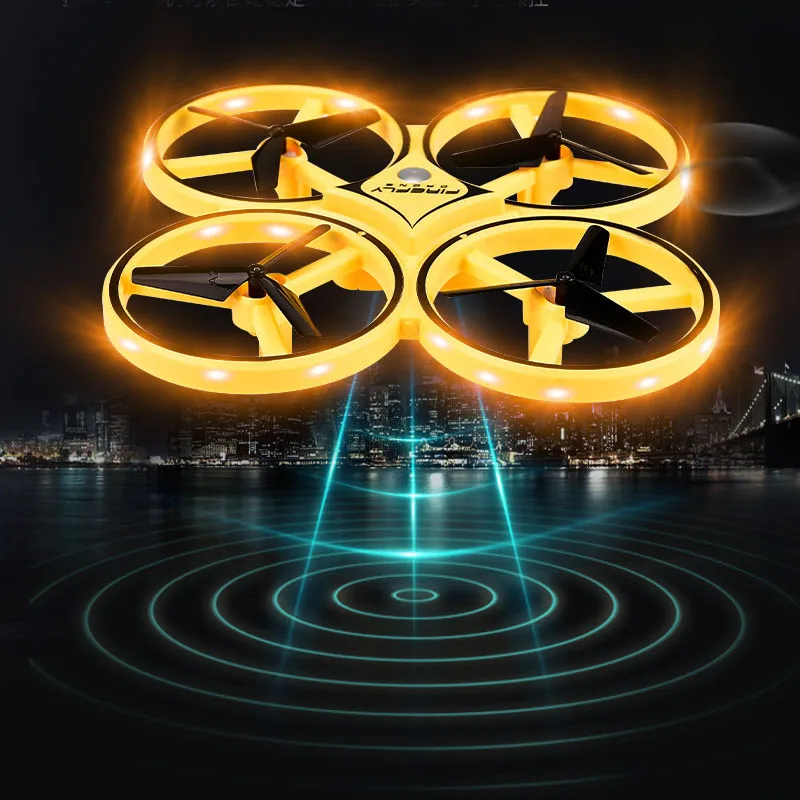 ZF04 RC Drone 2,4 Ghz 6 Akser LED Lys Alvor Sensing Infrarød Hindring Undgåelse Se Kontrol Quadcopter Legetøj Til Børn Gave