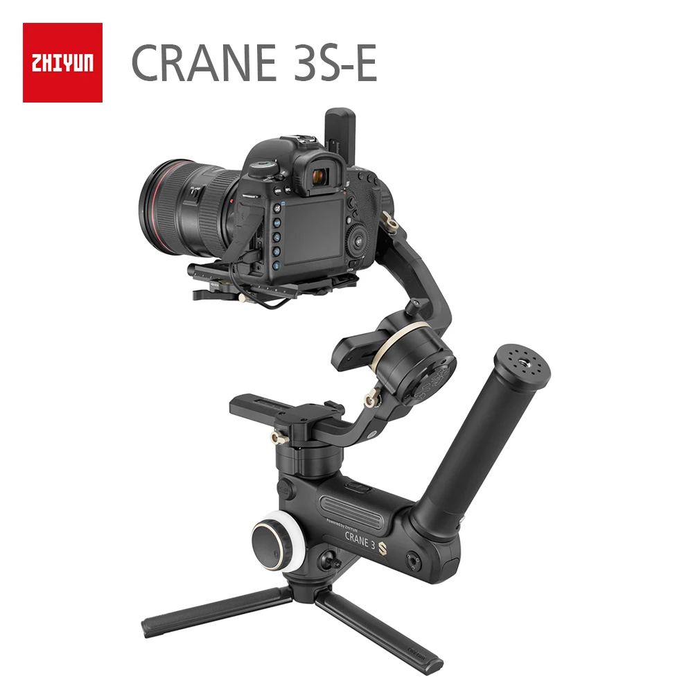 ZHIYUN Officielle Kran 3S 3-Akse Håndholdte Stabilisator til 6,5 KG DSLR Kamera mod RØDE BMPCC Video Kameraer Udskydelig Arm Gimbal