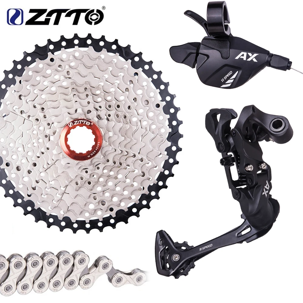 ZTTO MTB 11 Speed Gearskifter 11S Cykel Bagskifter Kassette og Kæde 11speed Mountainbike Gruppe