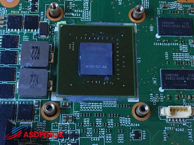 Ægte MS-175A1 for MSI GP70 BUNDKORT MED I5 CPU OG GTX850M TESED OK