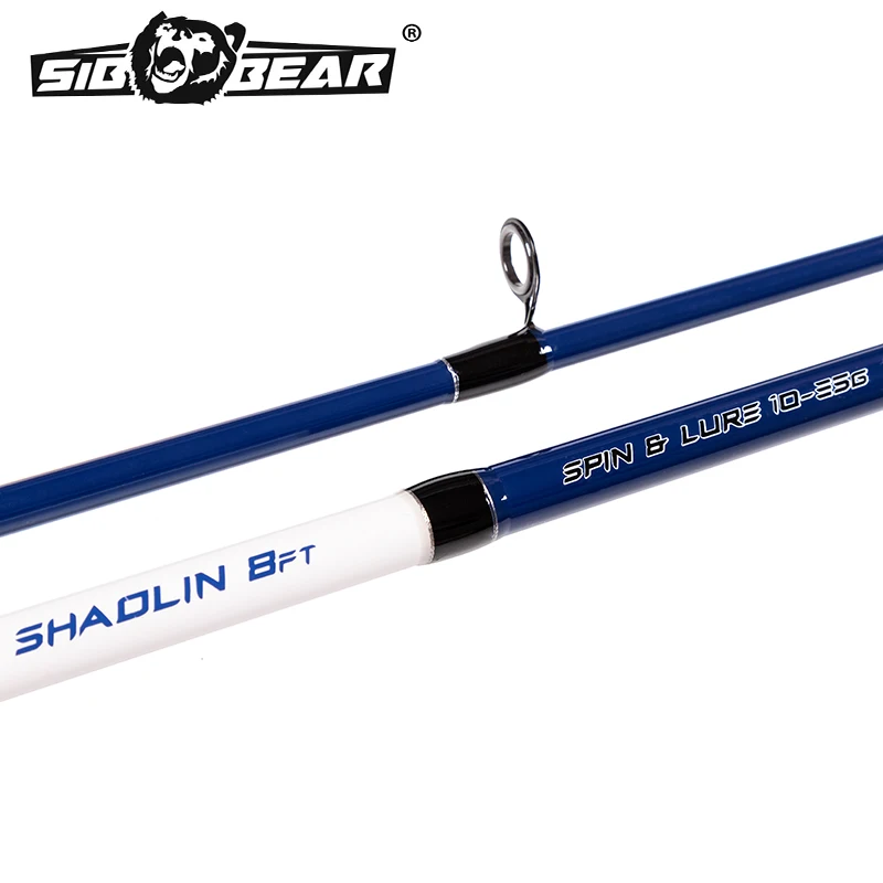 Спиннинговое Stang sibbear Shaolin carbon stang test 5-28гр 10-35гр længde 2,1 m 2,4 m 2,7 m fiskestang på щуку dreje щук